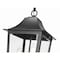 Z-Lite Gannon 3 Light Outdoor Chain Mount Ceiling Fixture, 10in. W x 23in. H, Black 5008CHB-BK - alternate 8